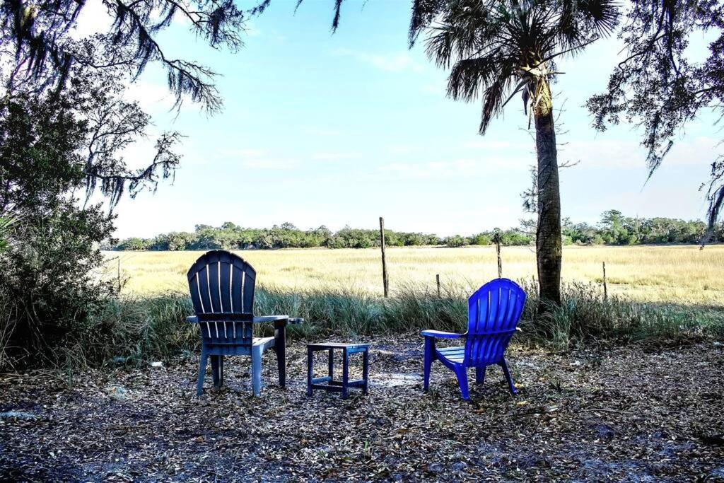 Secluded Tiny House By The Marsh With Hunting Island Beach Pass Frogmore Kültér fotó
