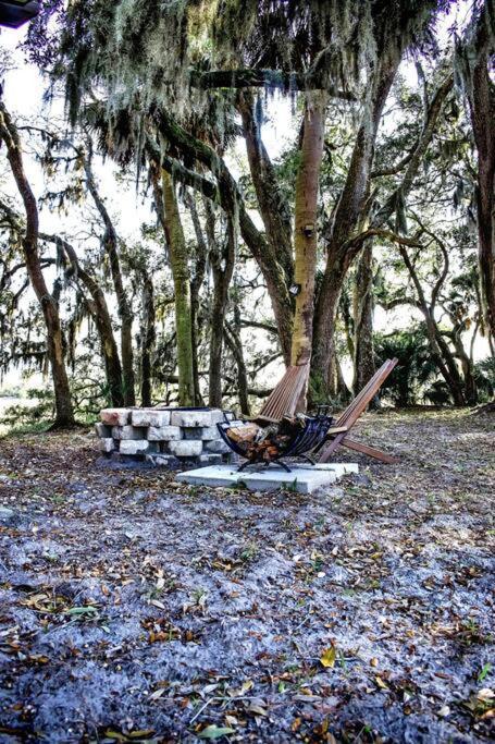 Secluded Tiny House By The Marsh With Hunting Island Beach Pass Frogmore Kültér fotó